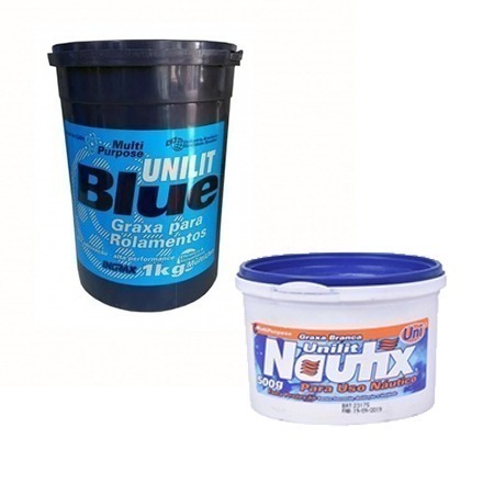 Graxa Azul para Rolamentos e Mancais Unilit Blue-1Kg Ingrax