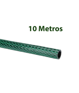 Kit 10 Metros de Mangueira Jardim Azul/Verde Trançado 1/2 x 2.5mm