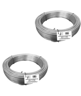 Kit com 2 Kg de Arame Liso Galvanizado - BWG12-2,77MM - JST