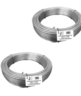 Kit com 2 Kg de Arame Liso Galvanizado - BWG14-2,11MM - JST