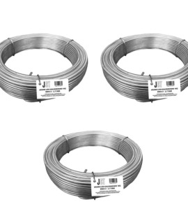 Kit com 3 Kg de Arame Liso Galvanizado - BWG12-2,77MM - JST