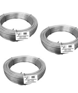 Kit com 3 Kg de Arame Liso Galvanizado - BWG16-1,65MM - JST