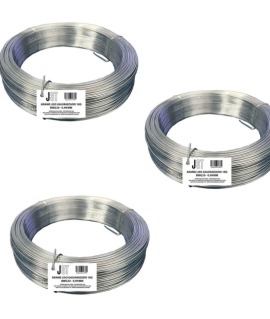 Kit com 3 Kg de Arame Liso Galvanizado - BWG20-0,89MM - JST