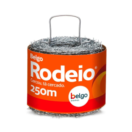 Arame Farpado 1,60mm - 250 Metros - Rodeio - 40463690 - Belgo Bekaert