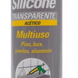 Brascoved Silicone Transparente Acético Construção  - 280g - Brascola