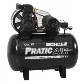 Compressor Ar 15br/130l-CSL Pratic Air 3cv. - Schulz