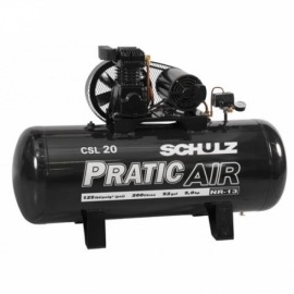 Compressor Ar 20br/200l-CSL Pratic Air 5cv. - Schulz