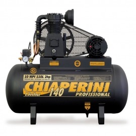 Compressor de ar 10 MPI - 110L - com motor (monofásico) - Chiaperini