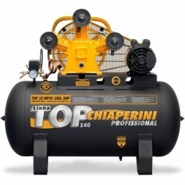 Compressor de Ar 15 MP3V 150L TOP com Motor Monofásico - Chiaperini