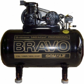 Compressor de ar CSL 10BR/180L - Trifásico - Bravo - Schulz