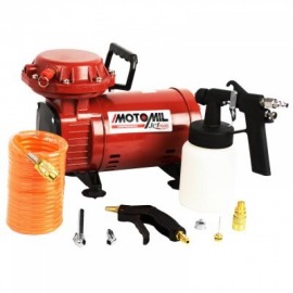 Compressor de Ar Uso Hobby 2,3 Pés Jetmais Com Kit - Motomil