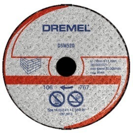 Disco Diamantado de Alvenaria - Saw Max - 2615.S52.0JB - Dremel