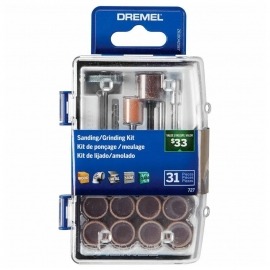 kit Para Lixar e Afiar Com 31 Peças  - Dremel