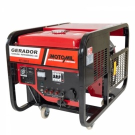 Gerador a Gasolina 11000 Watts - 4 Tempo Mod. MG-11000CLE 110/220V - Motomil