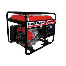 Gerador á Gasolina 5000W - 4 Tempos - Monofásico - 127/220V - MG-5000CL - Motomil