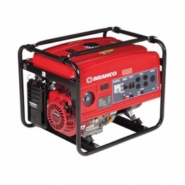 Gerador a Gasolina 6500 Watts - 4 Tempos Monofasico Mod. B4T-6500 E - Branco