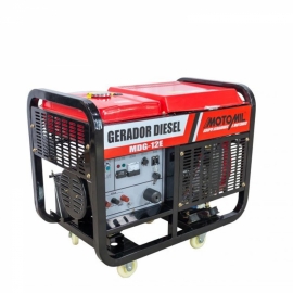 Gerador à Diesel 12000 Watts - 4 Tempos Mod. MDG-12E 110/220V - Motomil