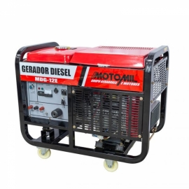 Gerador à Diesel 12000 Watts - 4 Tempos Mod. MDGT-12E2 110/220V - Motomil