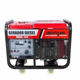 Gerador à Diesel 12000 Watts - 4 Tempos Mod. MDGT-12E3 220/380V - Motomil