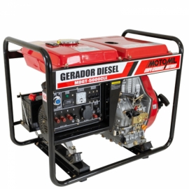 Gerador à Diesel 5000 Watts - 4 Tempos Mod. MDG-5000CL 110/220V - Motomil