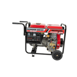 Gerador Diesel 6600w 4 Tempos - Trifásico - MDGT-8000CLE - Motomil