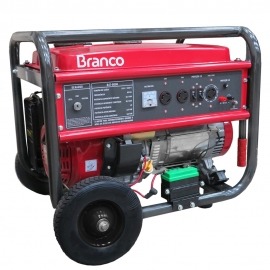 Gerador a Gasolina - B4T 8000E3 - 15,0cv - Trifásico Com Partida Elétrica - 110/220 - Branco 