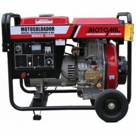 Gerador Moto-Soldador à Diesel 2000 Watts - Mod. MDGS-180A 110/220V - Motomil