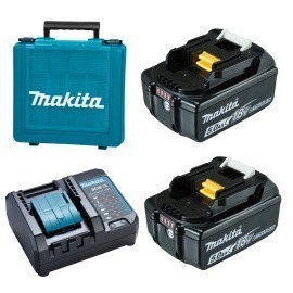 KIT 2 Baterias BL1850B + Carregador DC18WC + Maleta - KITMAK1850B -  MAKITA 