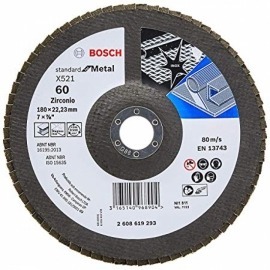 Lixa Flap Disc standard 180 x 22 GR. 60 - 2608.619.293 - Bosch