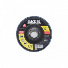 Lixa Flap Disco Modelo R822 115 x 22  GR 60 - Icder