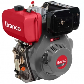 Motor à Diesel - BD 5,0CV - Partida Elétrica e Filtro de Ar à Óleo - Branco