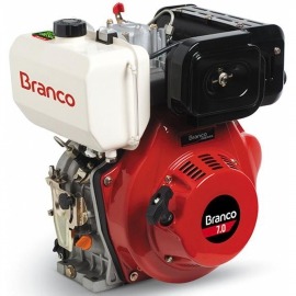 Motor à Diesel - BD 7,0CV - Partida Elétrica e Filtro de Ar à Óleo - Branco