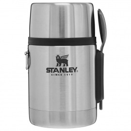 Pote Térmico Com Garfolher - Stainless Steel - Inox - 532ml - Stanley